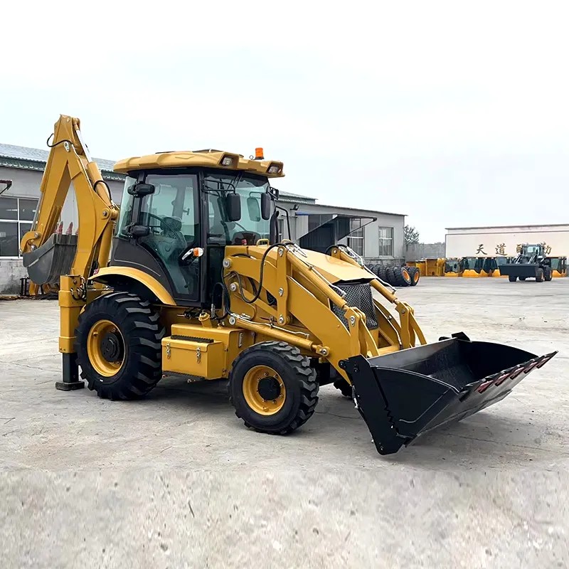 ʻO ka ʻāina ʻo Farmland Towable Backhoe Mini Excavator